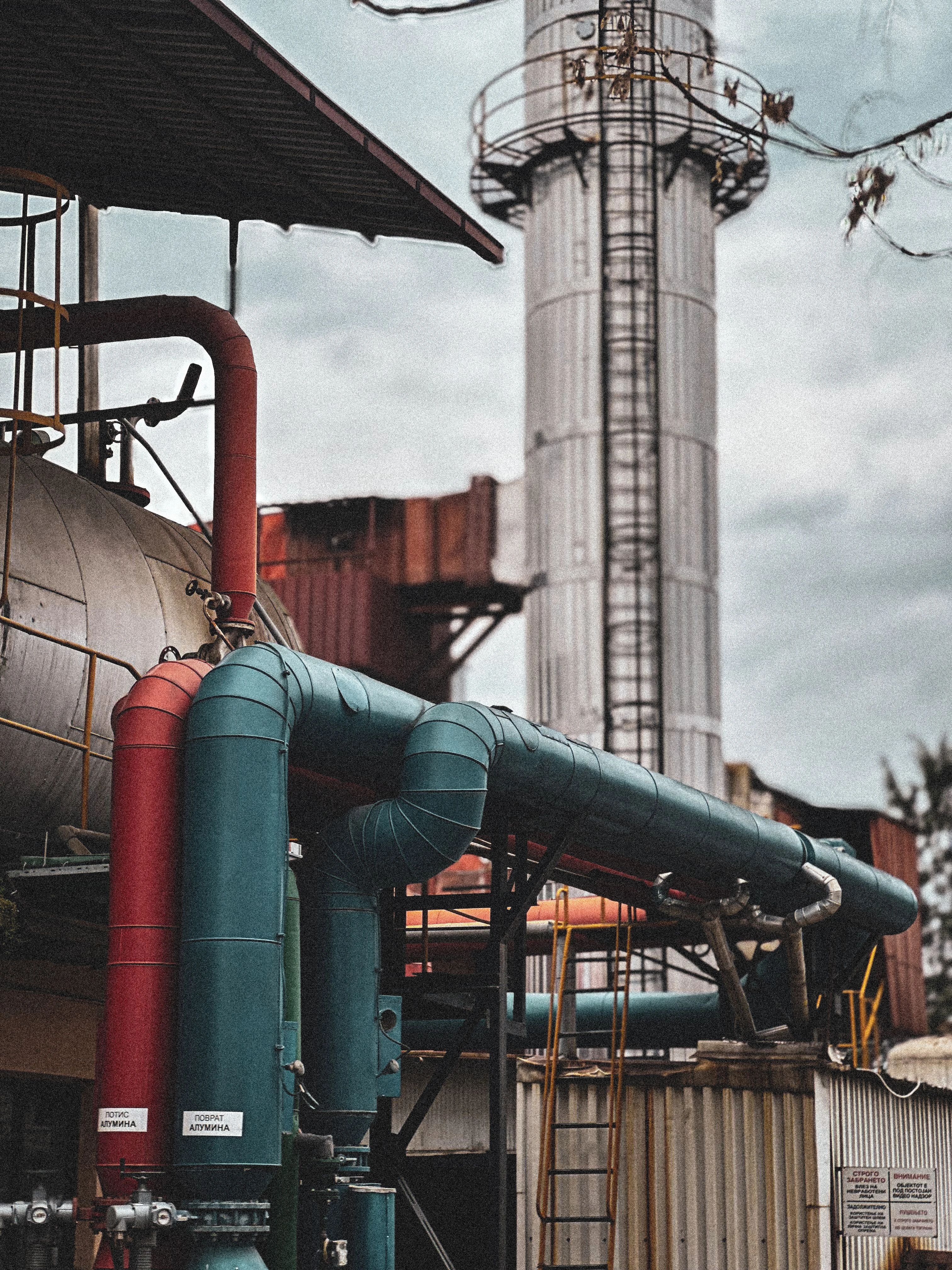Industrial manufacturing facility representing Poland's growing economy and logistics sector.